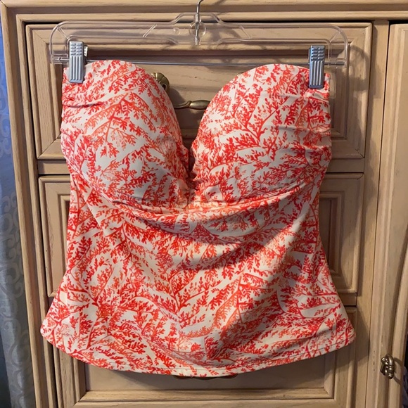 Old Navy Coral Print Tankini - Picture 1 of 10